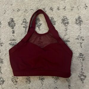 Maroon dance top / sports bra